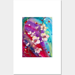 White Orchid Posters and Art